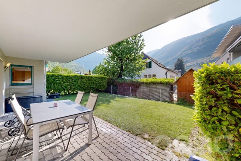 Grand jardin - à Martigny - 4,5 pièces (12)