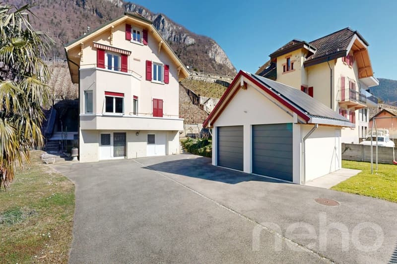 Casa ad Aigle con 2 appartamenti, vista libera e grande potenziale (2)