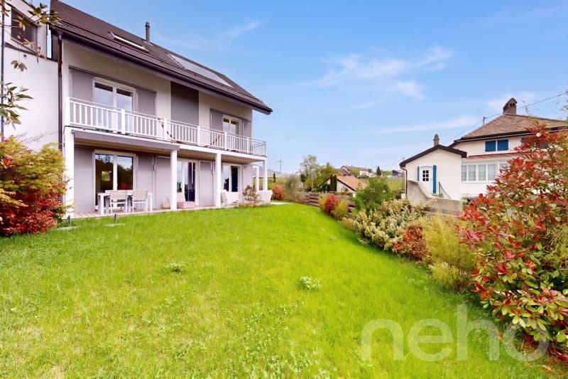 Maison lumineuse avec jardin au calme absolu au Mont/Rolle (2)