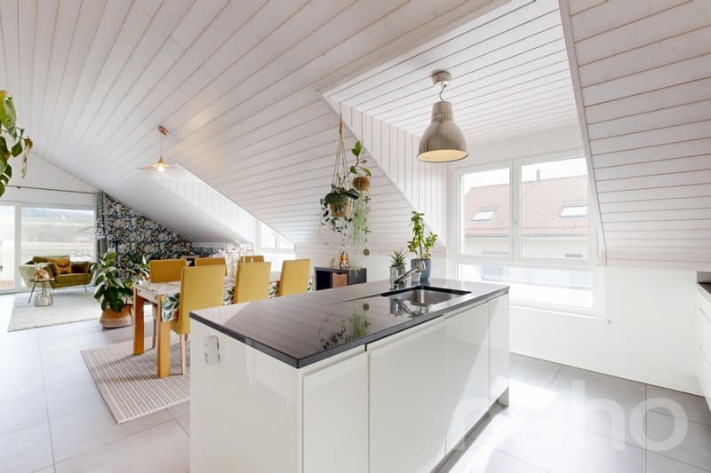 Ultimo piano di 145 m², grande terrazza affacciata sulla campagna (5)