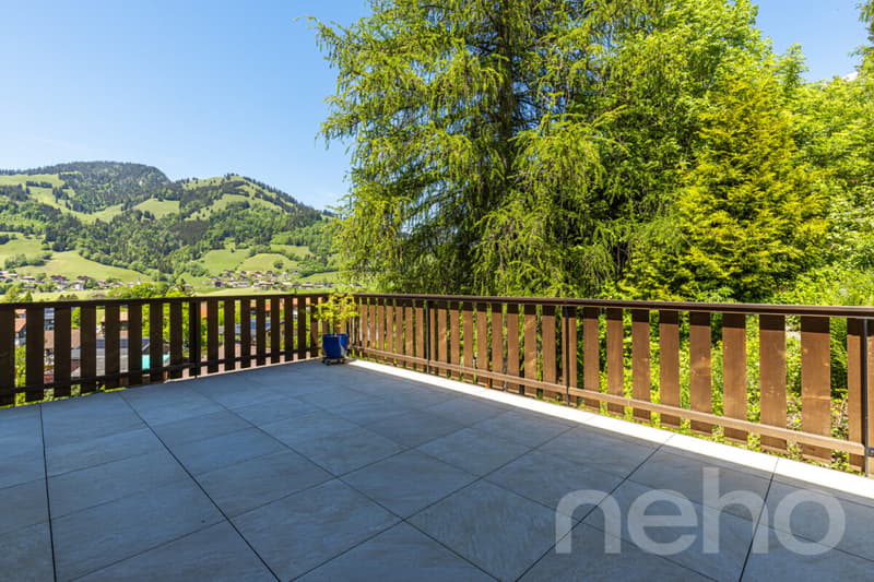 Haus mit unabhängiger Wohnung ? Bergblick in Charmey (10)