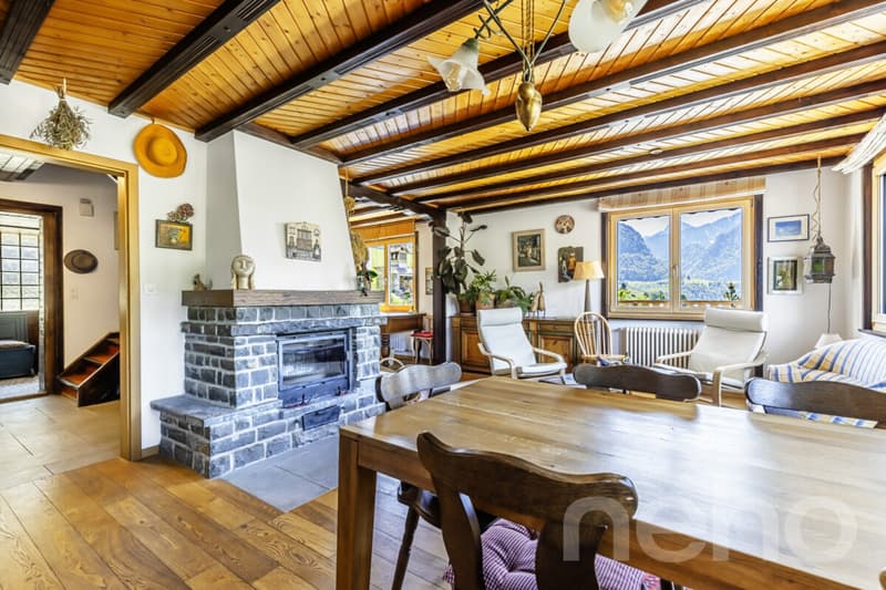 Haus mit unabhängiger Wohnung ? Bergblick in Charmey (3)