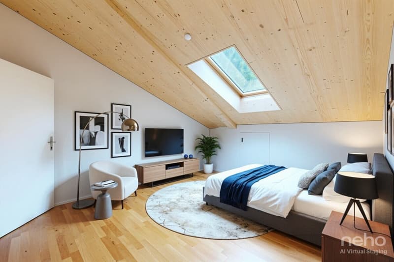 Appartement en duplex de 2,5 pièces avec vue imprenable à Spiringen (12)