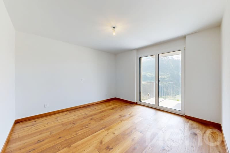 Neubauwohnung mit Bergblick in Erschmatt (9)