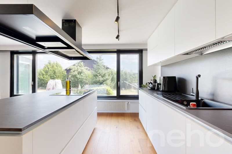 Maison unifamiliale modernisée avec cuisine design et jardin d'hiver (4)