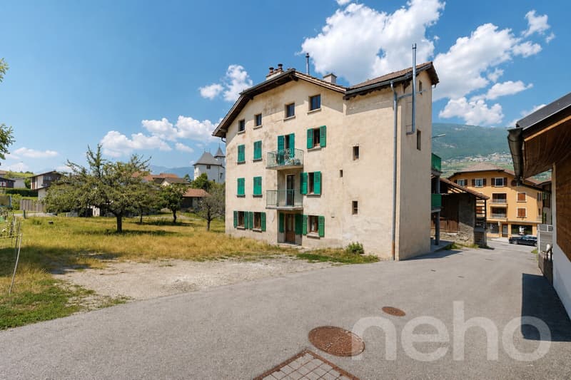 Appartement 3,5 pièces à Grône ? Fort potentiel de rénovation (1)