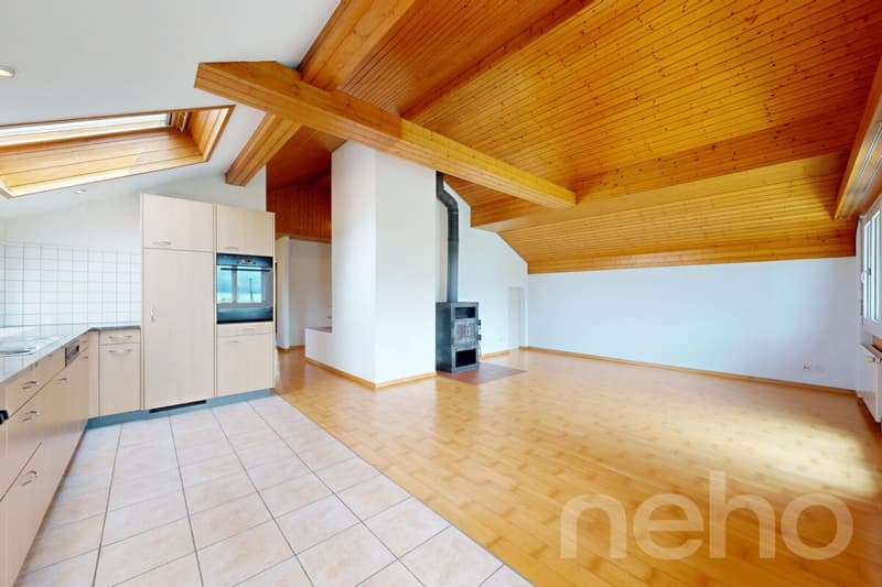 Appartement mansardé charmant avec vue sur le lac et deux balcons (2)