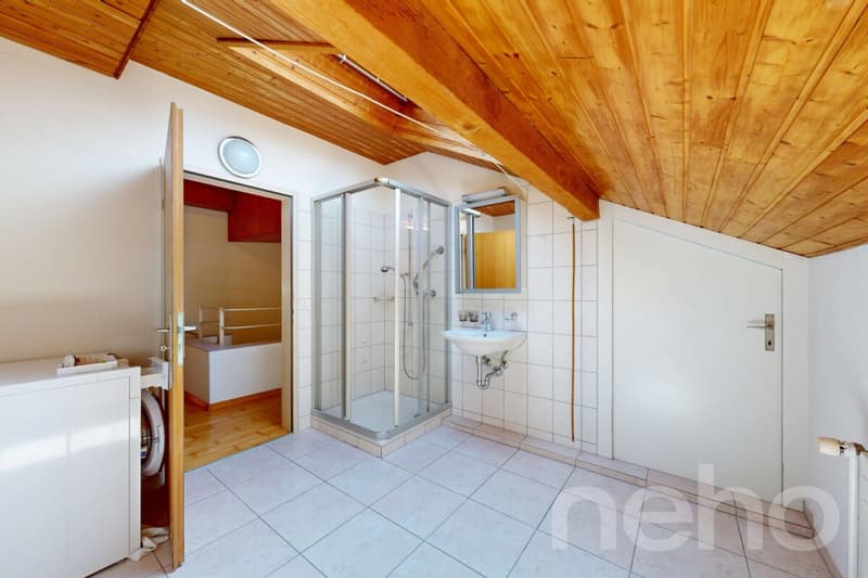 Appartement mansardé charmant avec vue sur le lac et deux balcons (8)