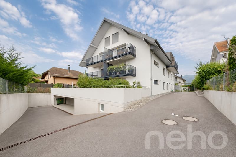 Appartement Minergie mit Balkon, Doppelgarage und separates Lager (1)