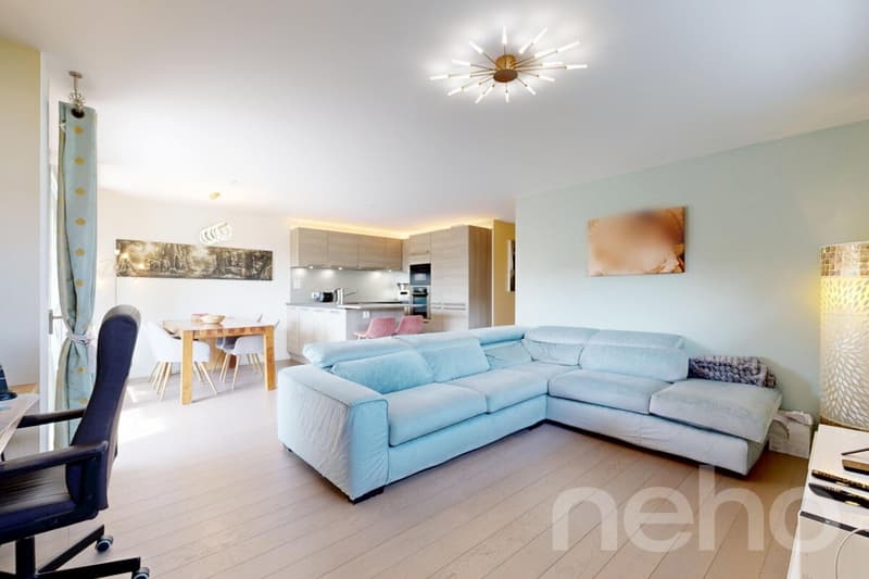 Appartement Minergie mit Balkon, Doppelgarage und separates Lager (4)