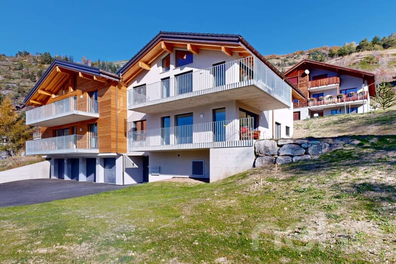 Neues Apartment mit Panoramablick, 5 Minuten von Leuk (1)