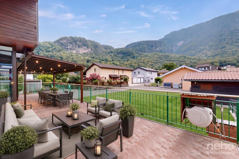 Maison familiale avec vue dégagée à Muraz (Collombey) (1)