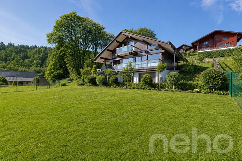 Villa HUF HAUS avec vue sur le Lac et les Alpes (2)