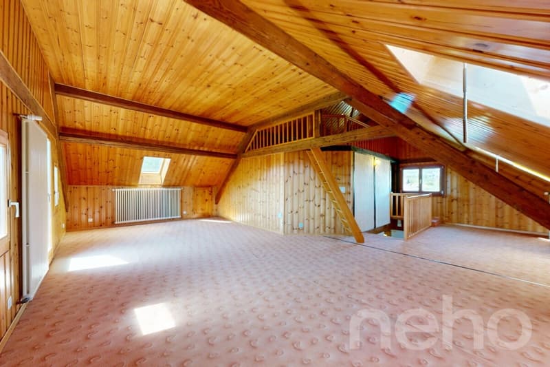 Duplex au charme authentique avec jardin privatif à 20min de Lausanne (8)