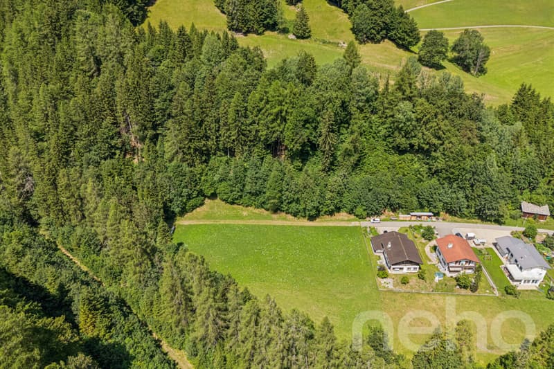 Grosszügiges Bauland mit Projektstudie an naturnaher Lage in Vättis (3)