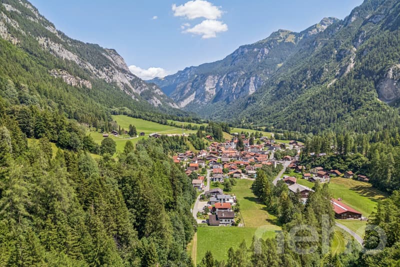 Grosszügiges Bauland mit Projektstudie an naturnaher Lage in Vättis (5)