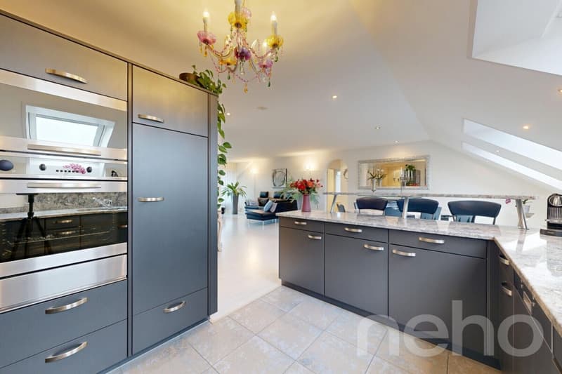 Attic apartment with charm and view of Belpberg (7)