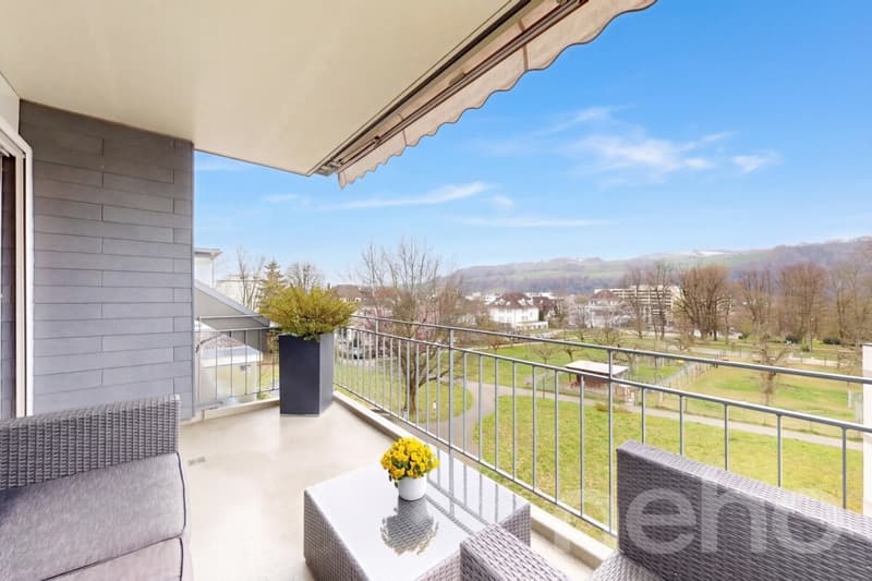 Attic apartment with charm and view of Belpberg (1)