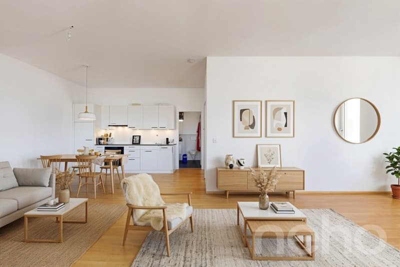 Élégant 2.5 pièces rénové avec belle hauteur sous plafond (4)