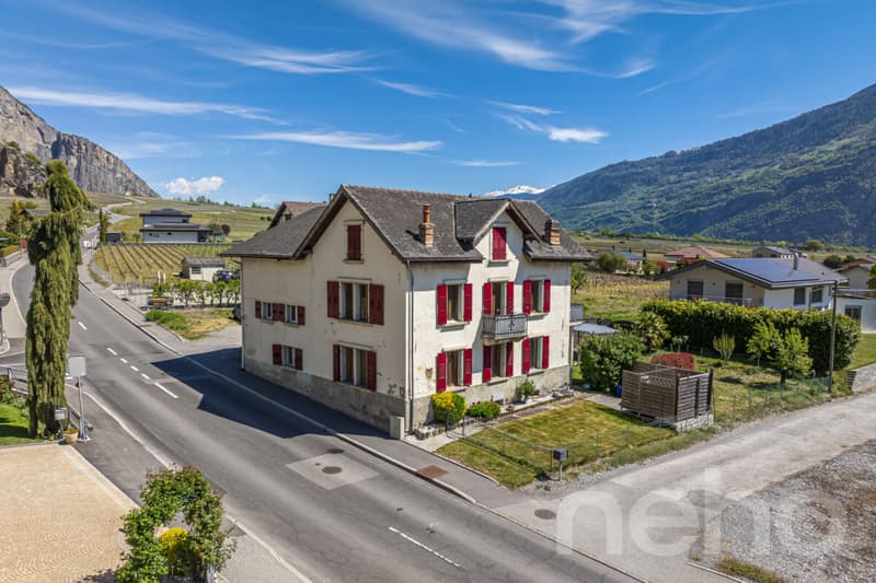 Opportunité rare à Leytron : maison aux multiples possibilités (3)
