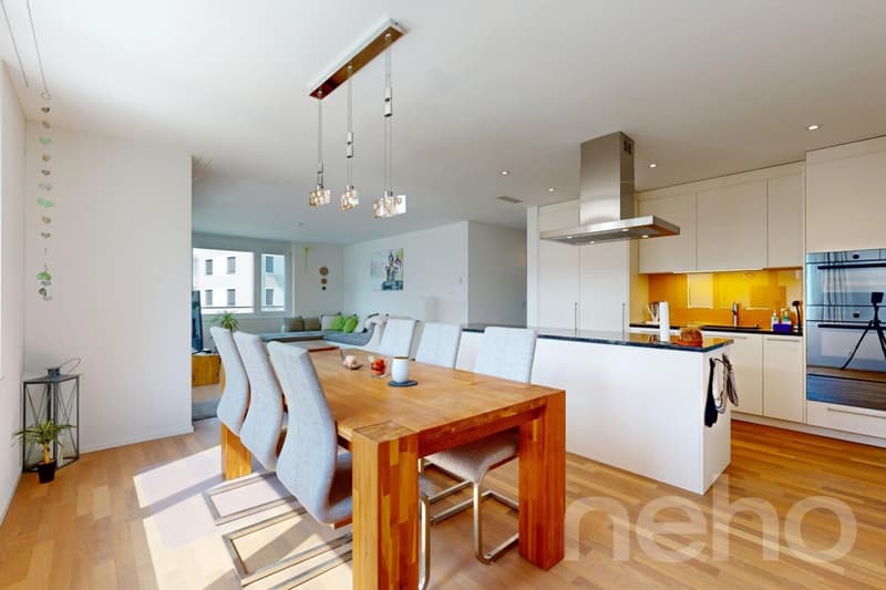 Gepflegte 4.5-Zimmer WHG mit grosszügigem Balkon und zwei TG-Plätzen (1)