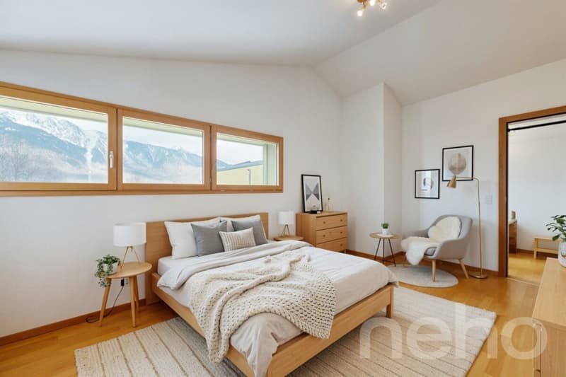 Contemporary villa with a view of the Dents du Midi and unique potential (9)