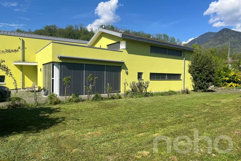 Contemporary villa with a view of the Dents du Midi and unique potential (3)