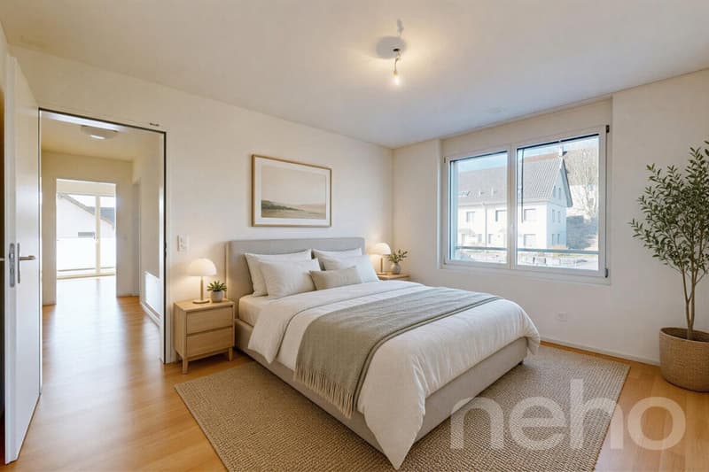 Moderne 3.5-Zi.-Wohnung mit grossem Balkon und Option für 2 Parkplätze (3)