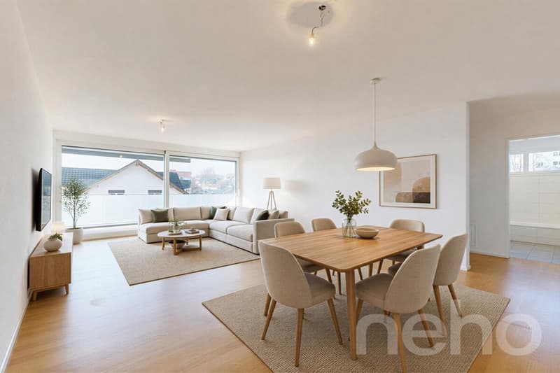 Moderne 3.5-Zi.-Wohnung mit grossem Balkon und Option für 2 Parkplätze (2)