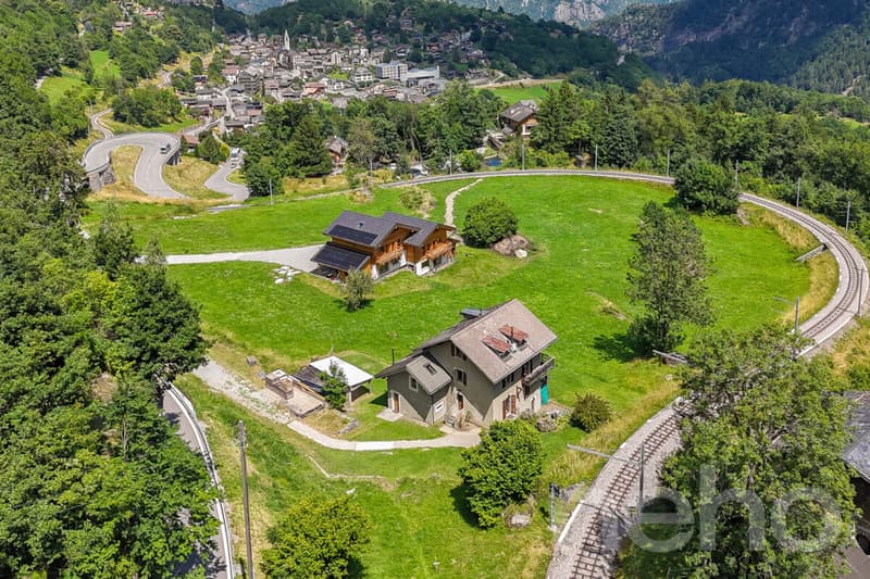 Exklusivität: Familienhaus mit 2 Apartments und einem Studio in Salvan (12)