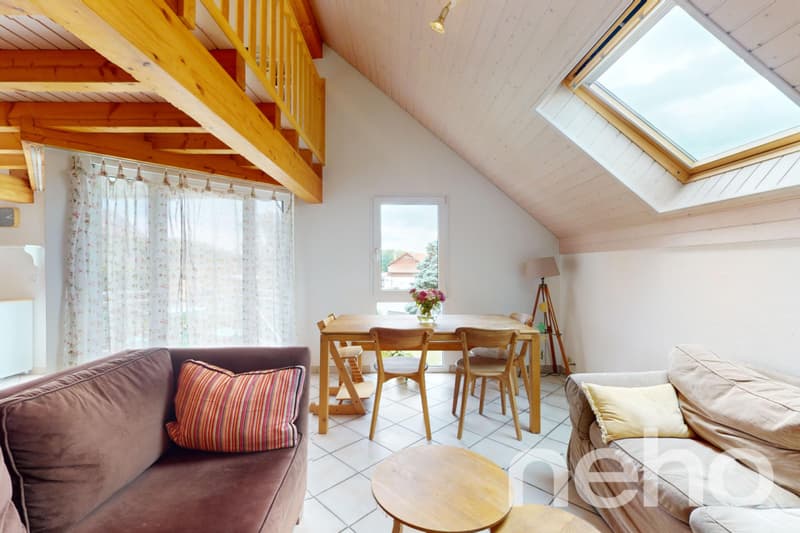 Grand appartement de 3,5 pièces au calme absolu à Villars-Tiercelin (3)