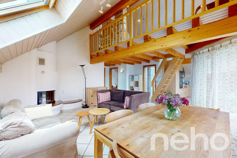 Grand appartement de 3,5 pièces au calme absolu à Villars-Tiercelin (2)