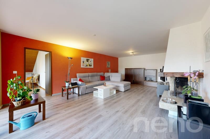 Appartement familial de 5,5 pièces et 157 m² avec cheminée et garage (1)