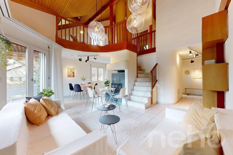 Lichtdurchflutete 5.5-Zimmer-Dachmaisonette mit Galerie und Balkon (3)