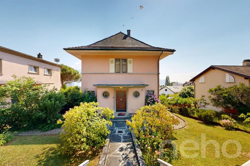 Vevey | Villa Art Déco avec jardin et vue Alpes (12)