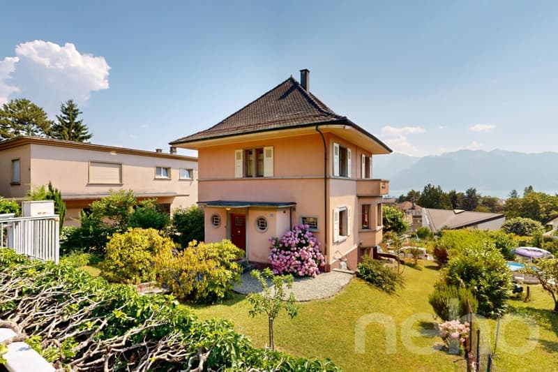 Vevey | Villa Art Déco avec jardin et vue Alpes (1)