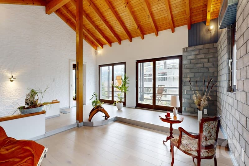 Maison atypique avec atelier indépendant et beau potentiel à Savièse (4)