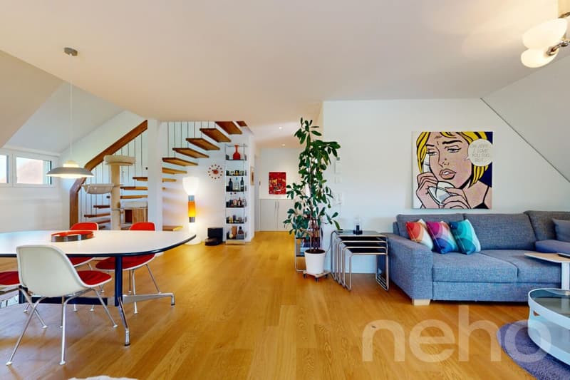 Erstklassige 3.5-Zimmer-Maisonette-Dachwohnung (5)