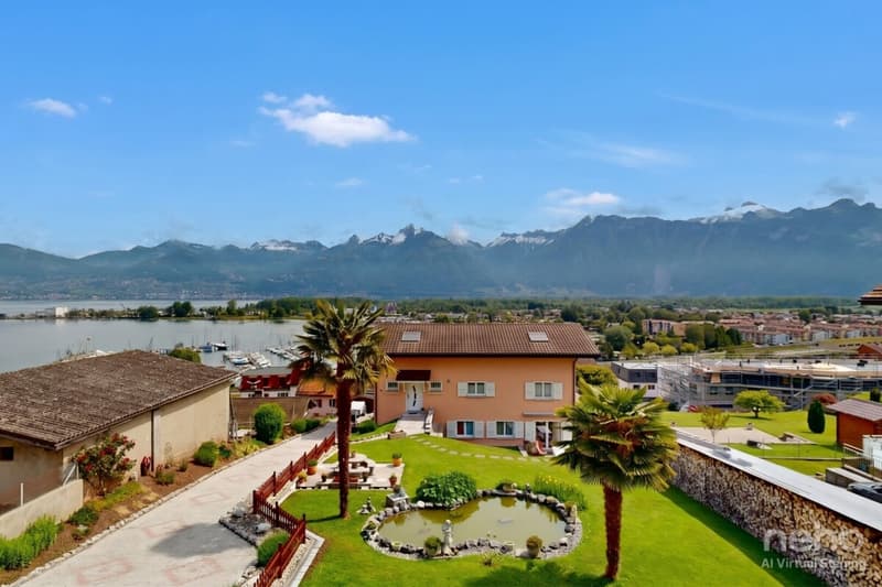 Le Bouveret : Maison plurifamiliale - Charme villageois et vue (2)