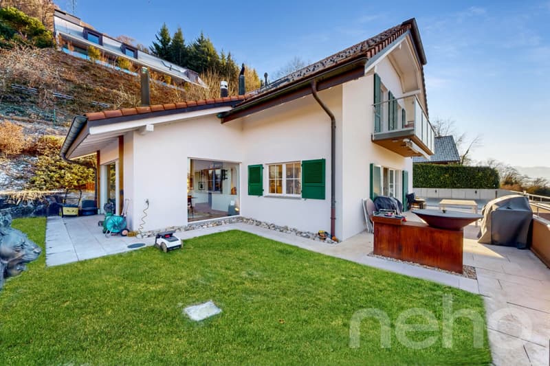 Superbe maison individuelle avec vue panoramique sur le lac à Blonay (10)