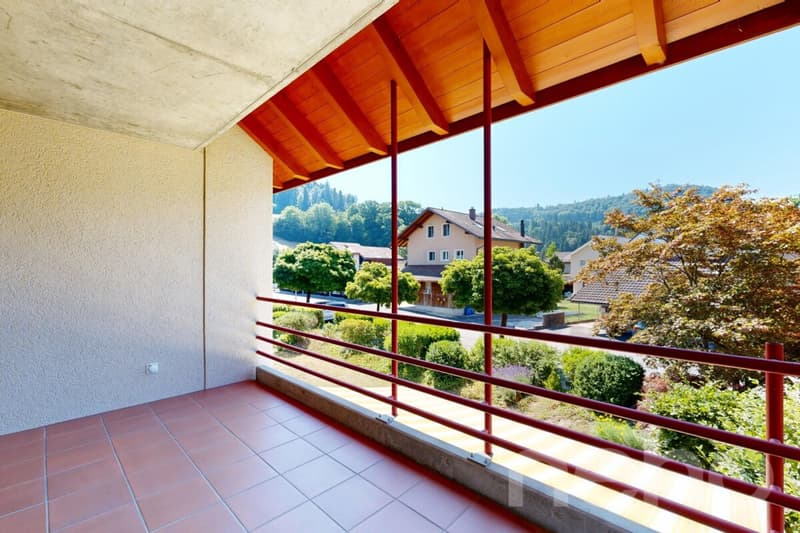 Naturnah wohnen mit Cheminée, Balkon und eigenem Bastelraum (8)