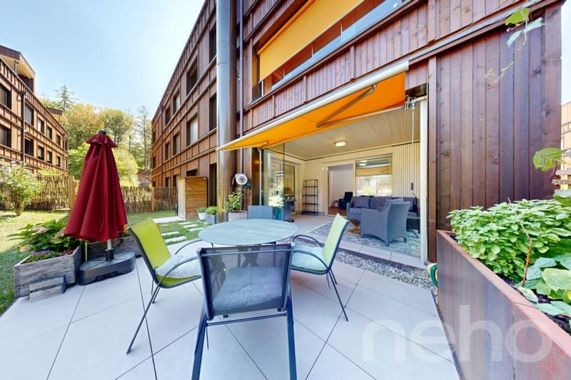 Moderne 3.5-Zimmer-Gartenwohnung mit grosszügigem Aussenbereich (1)