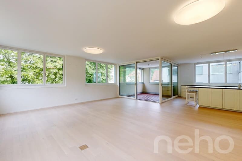 Zentral, stilvoll, grosszügig ? 4.5-Zimmer-Wohnung mit zwei Terrassen (5)