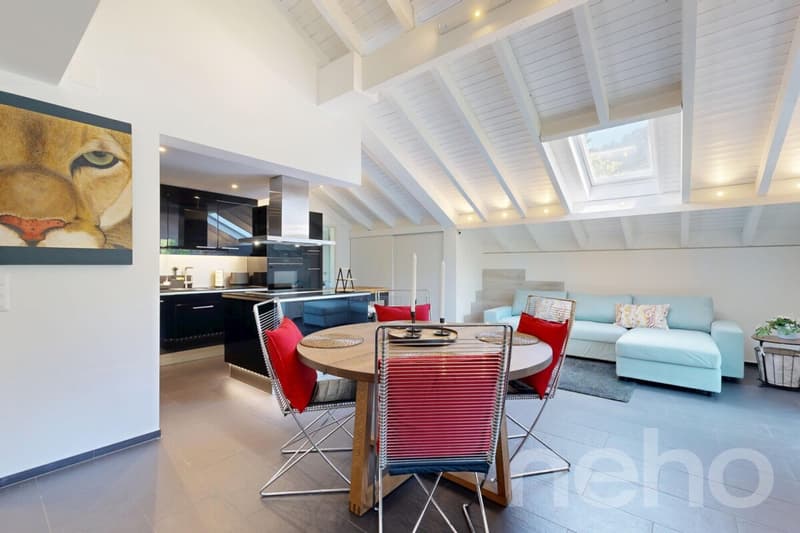 Grosse 2.5-Zimmer-Maisonette-Dachwohnung in Wirzweli (3)