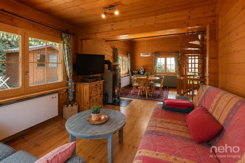 Chalet 4,5 pièces aux Agettes ? Un havre de paix au c?ur de la nature (12)