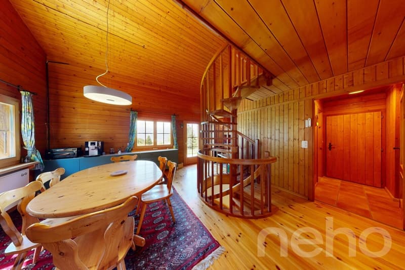 Chalet 4,5 pièces aux Agettes ? Un havre de paix au c?ur de la nature (10)