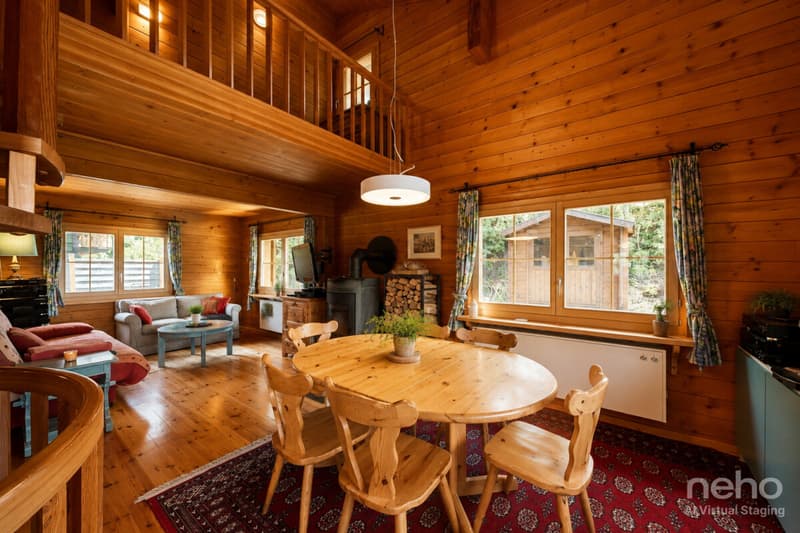 Chalet 4,5 pièces aux Agettes ? Un havre de paix au c?ur de la nature (9)