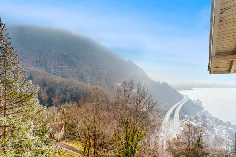 Dernier étage de charme à Territet avec vue lac et Alpes (11)