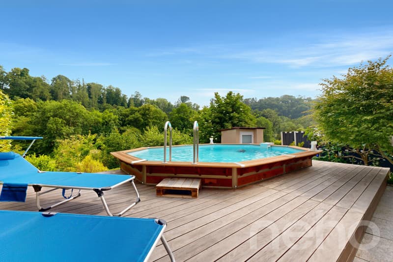 Havre de paix avec piscine au c?ur d?Orbe (1)