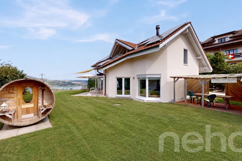 Villa d'exception avec une vue imprenable sur le lac de la Gruyère (1)